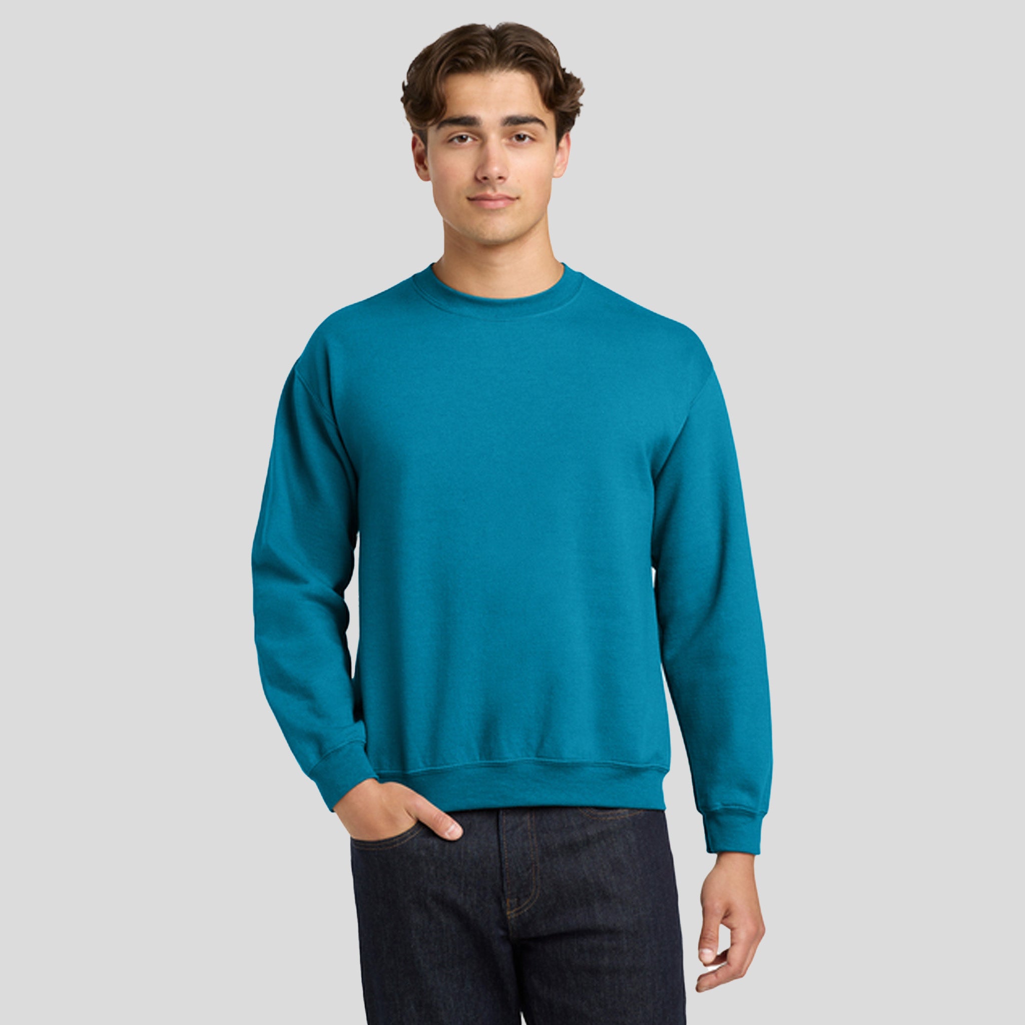 Heavy Blendβ’ Crewneck Sweatshirt | Sapphire