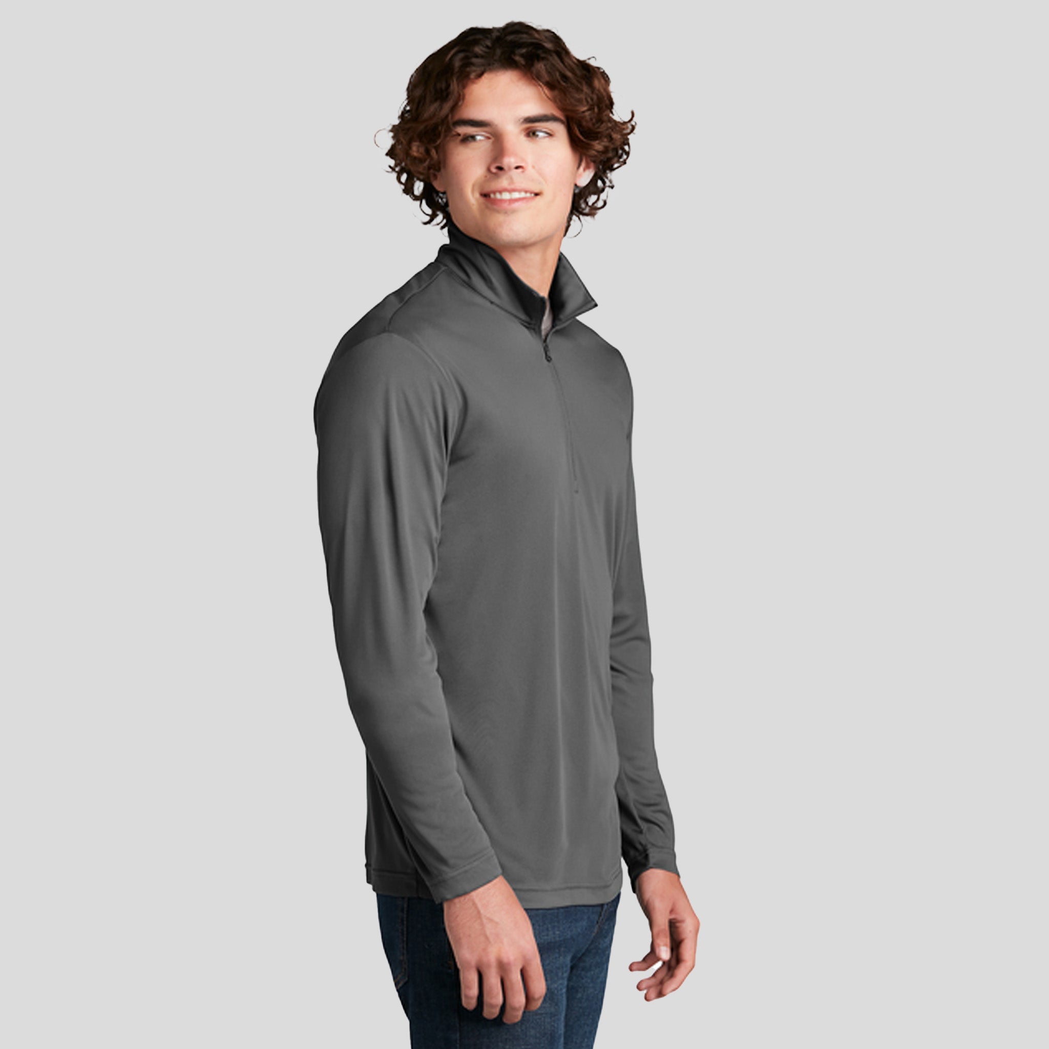 PosiChargeยฎ Competitorโข 1/4-Zip Pullover | Iron Grey