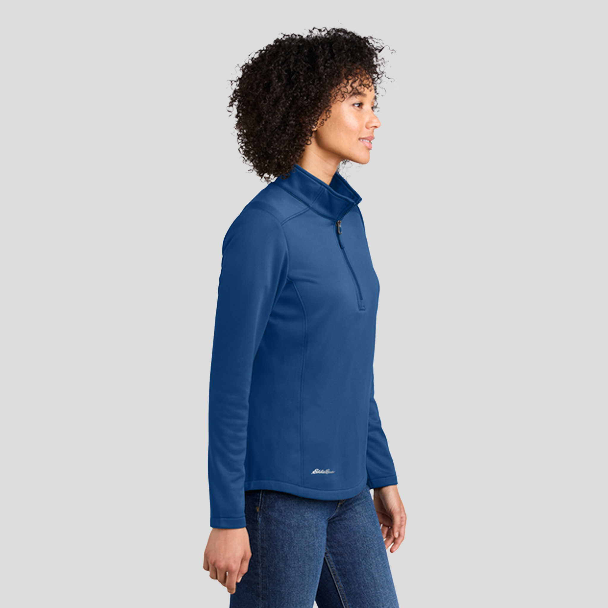 Women’s Smooth Mid Layer Fleece 1/2-Zip | Cobalt Blue